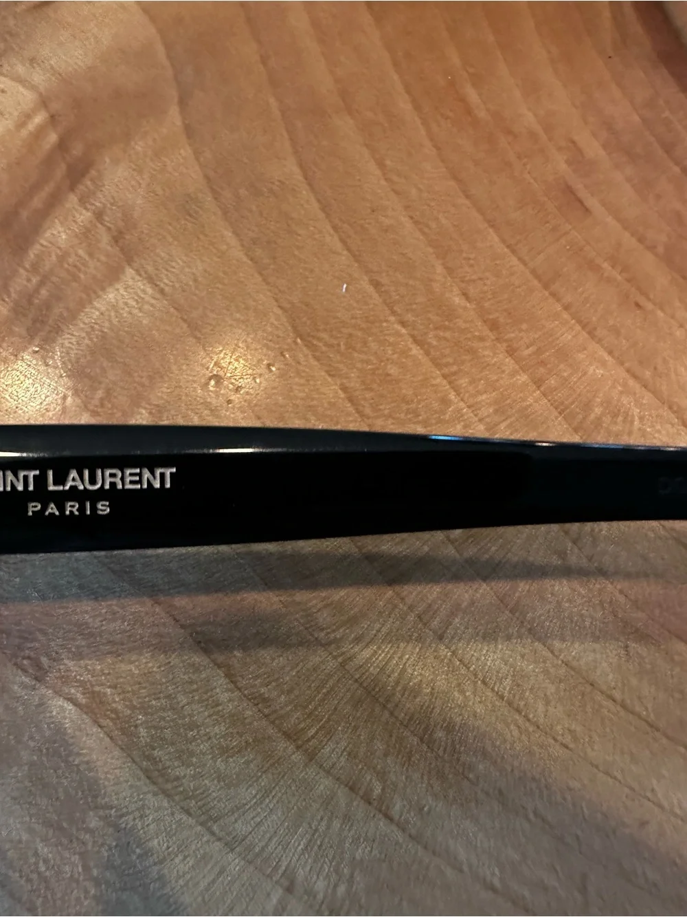 Saint Laurent Oversized Black Sunglasses with Dark Lenses